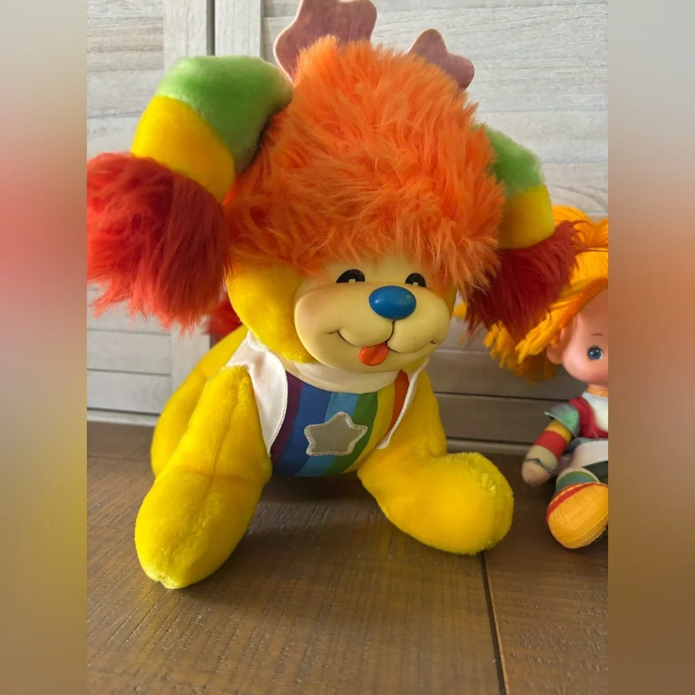 Hallmark 1983 Vintage Rainbow Brite & her loyal companion Puppy Brite - Picture 2 of 16
